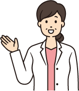 女性の医療関係者のイメージ図